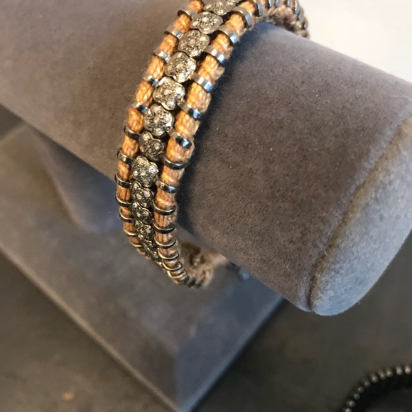 Guanine diamond macrame bracelet - Picture 4 of 4